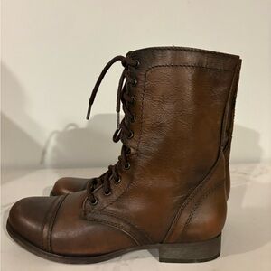 Steve Madden Dark Brown Leather Boots